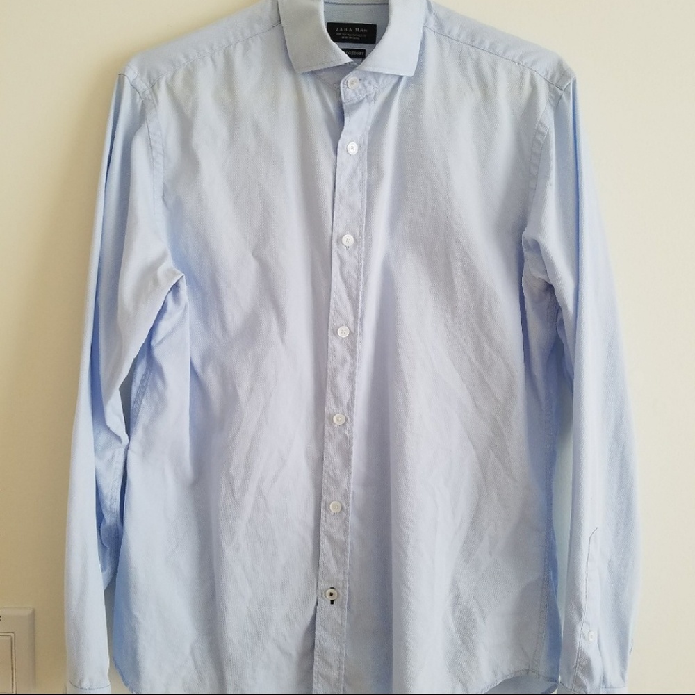 Zara Man Men's Dress Shirt, Small